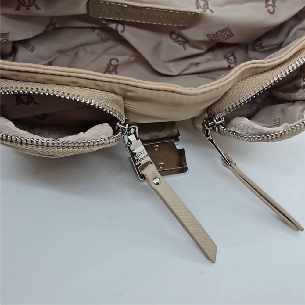 P0005.  Steve Madden Tan Crossbody Bag with Pouch - Picture 5 of 10